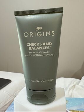3/$25: Origins Checks And Balances Frothy Face Wash 50mL BNIB